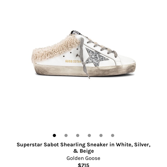 Golden Goose Shoes - Golden Goose Superstar Shearling Slide